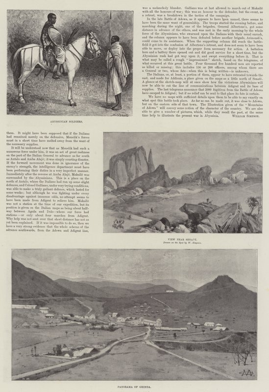 Abisinia Pasado y Presente de William Crimea Simpson