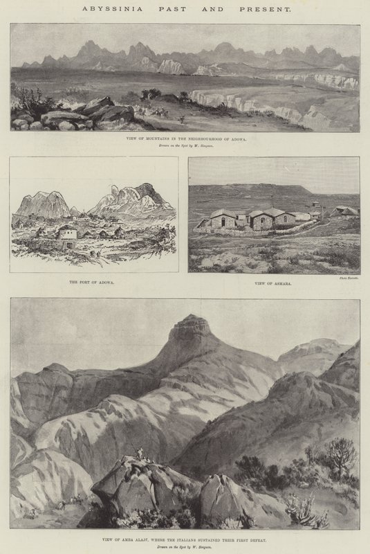 Abisinia Pasado y Presente de William Crimea Simpson