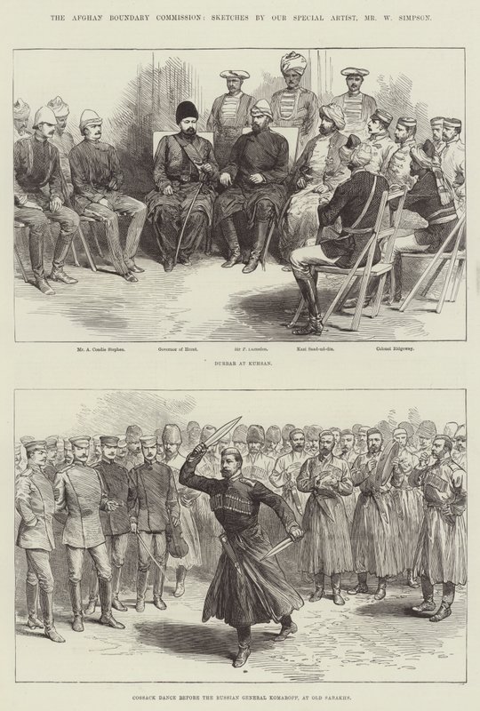 La Comisión de Fronteras de Afganistán de William Crimea Simpson
