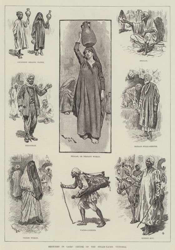 Bocetos en El Cairo (Crucero del Yate de Vapor Victoria) de William Douglas Almond