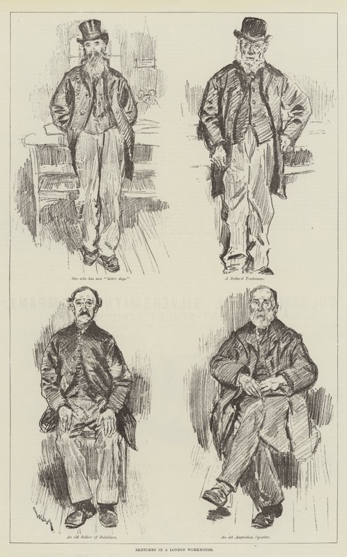 Bocetos en un asilo de Londres de William Douglas Almond