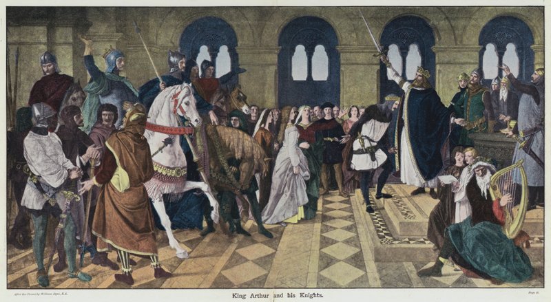 El Rey Arturo y sus Caballeros de William Dyce