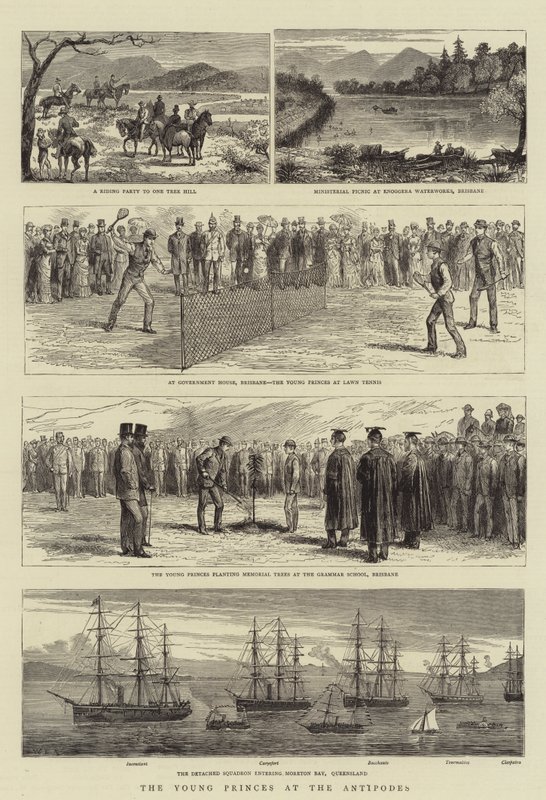 Los jóvenes príncipes en las Antípodas de William Edward Atkins