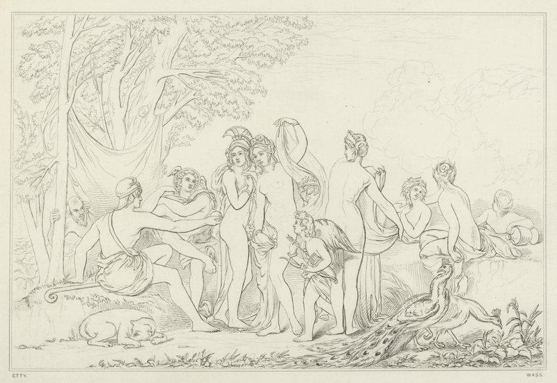 El Juicio de Paris de William Etty