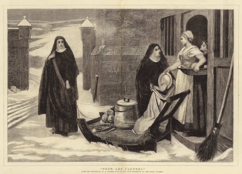 Para los pobres de William Frederick Yeames