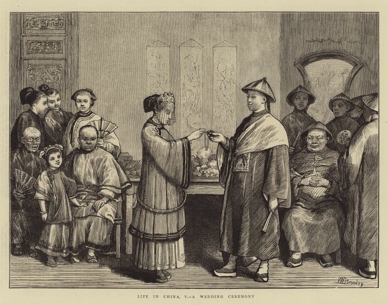 Vida en China, V, una Ceremonia de Boda de William III Bromley