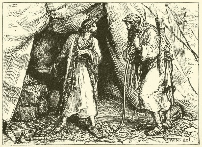 Esaú vendiendo su primogenitura de William J. Webbe or Webb