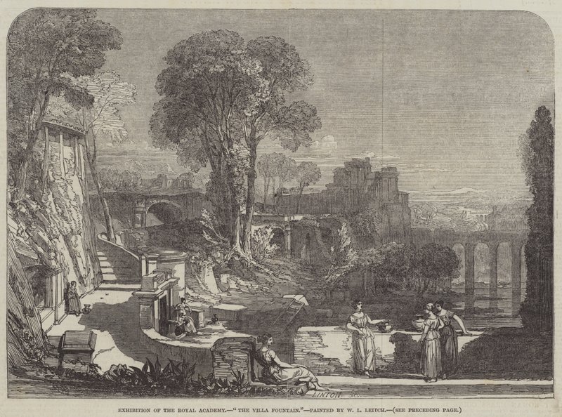 La fuente de la villa de William Leighton Leitch
