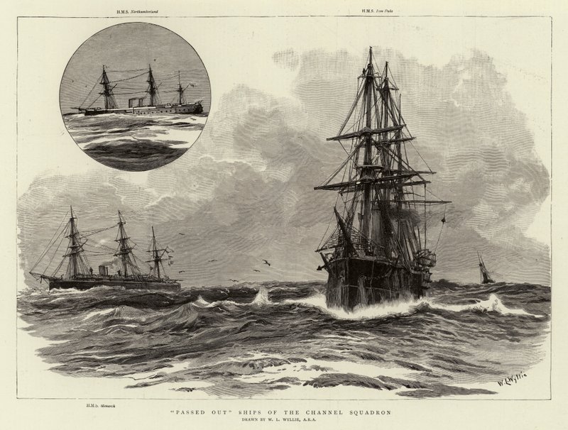 Barcos del Escuadrón del Canal de William Lionel Wyllie