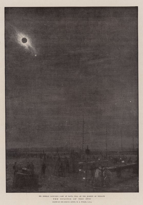El eclipse del sol de William Lionel Wyllie