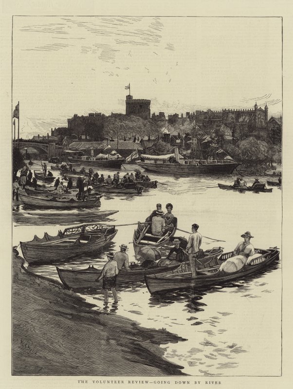 La revisión voluntaria, bajando por el río de William Lionel Wyllie
