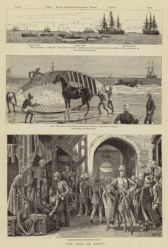 La Guerra en Egipto de William Lionel Wyllie