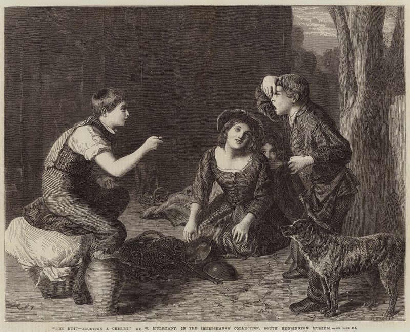 El Blanco, disparando a una cereza de William Mulready