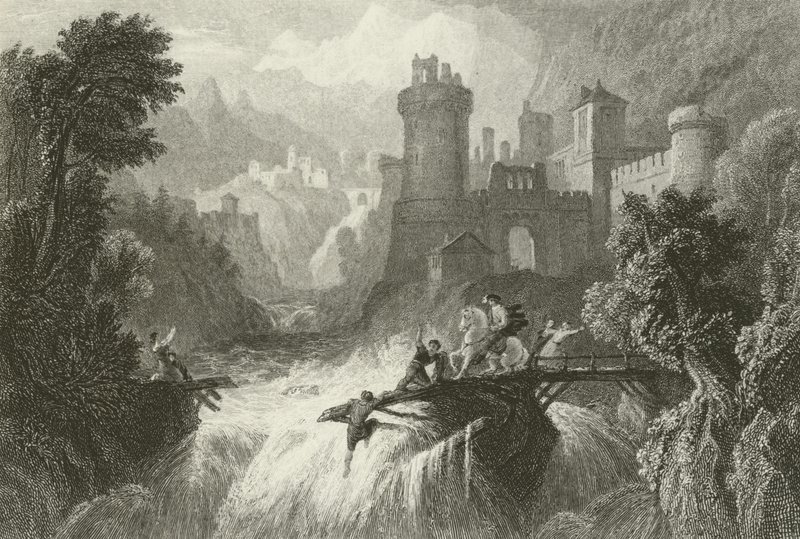El torrente de la montaña de William Purser