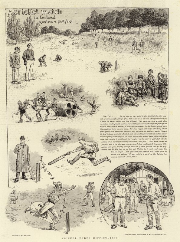 Un Partido de Cricket en Irlanda de William Ralston