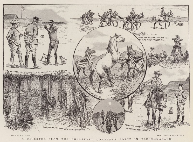 Un desertor de la fuerza de la Compañía Chartered en Bechuanaland de William Ralston