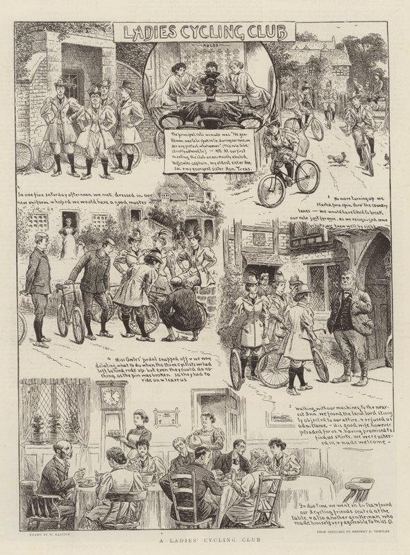 Club de ciclismo de damas de William Ralston