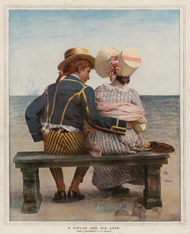 Un marinero y su amada de William Ralston