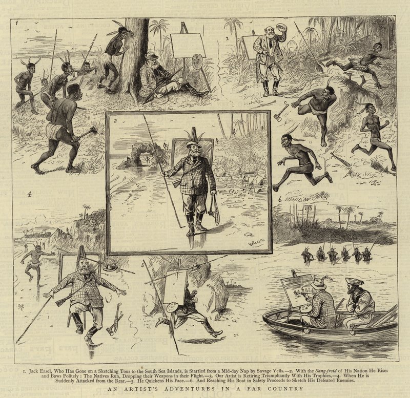 Las aventuras de un artista en un país lejano de William Ralston