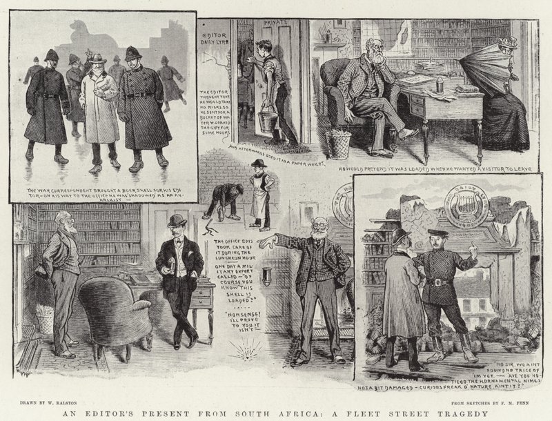 El regalo de un editor de Sudáfrica, una tragedia en Fleet Street de William Ralston