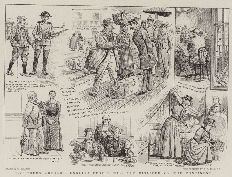 Bounders Abroad, Gente Inglesa que no es querida en el Continente de William Ralston