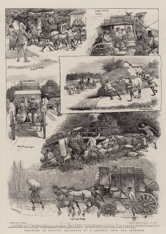 Entrenamiento en Ceilán, incidentes de un viaje al interior de William Ralston