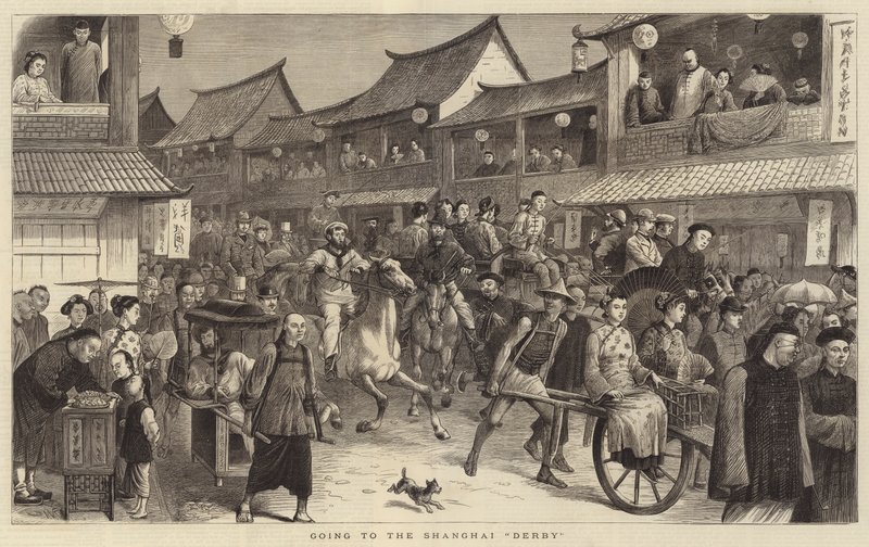 Yendo al Derby de Shanghái de William Ralston