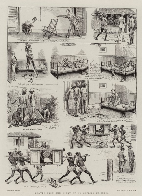 Hojas del diario de un oficial en India de William Ralston