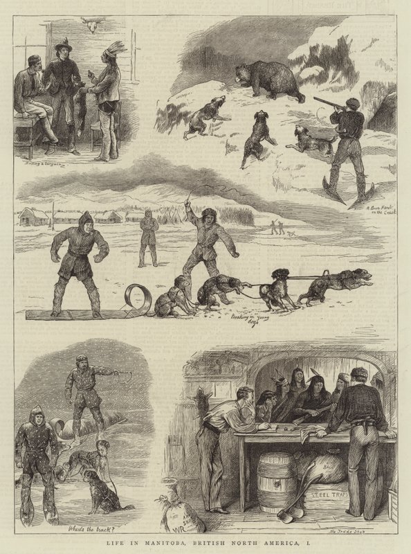 Vida en Manitoba, América del Norte Británica, I de William Ralston
