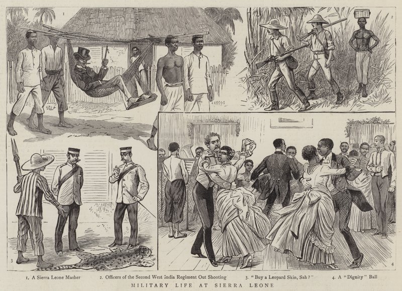 Vida Militar en Sierra Leona de William Ralston