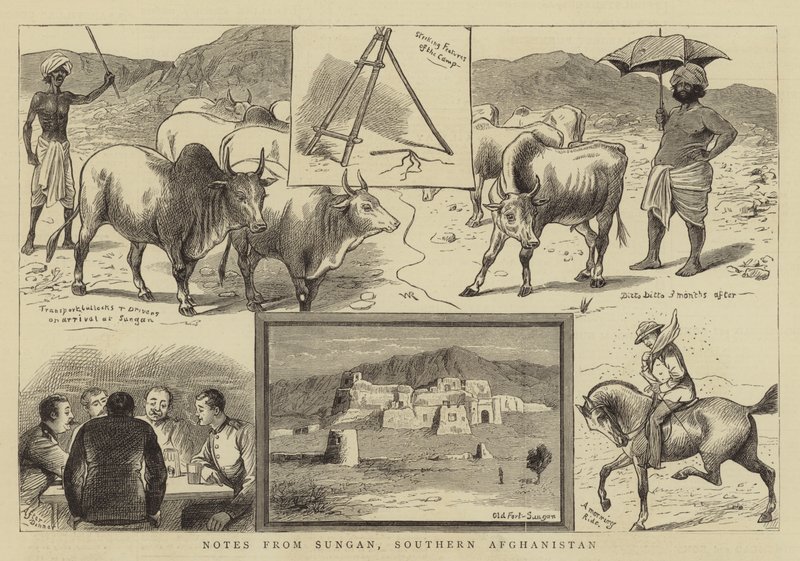 Notas de Sungan, Afganistán del Sur de William Ralston