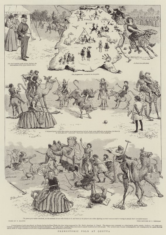 Polo Prehistórico en Quetta de William Ralston