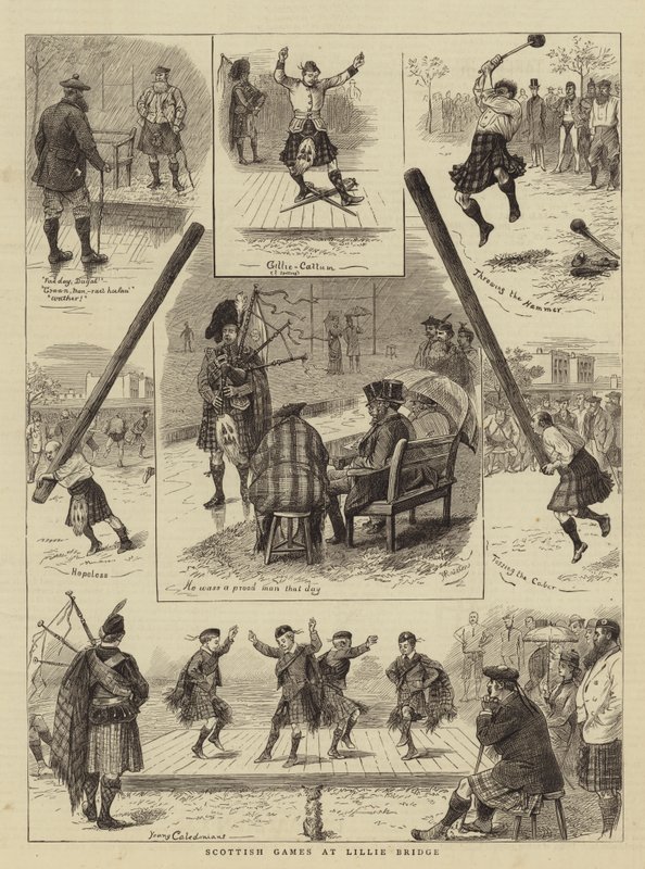 Juegos escoceses en Lillie Bridge de William Ralston
