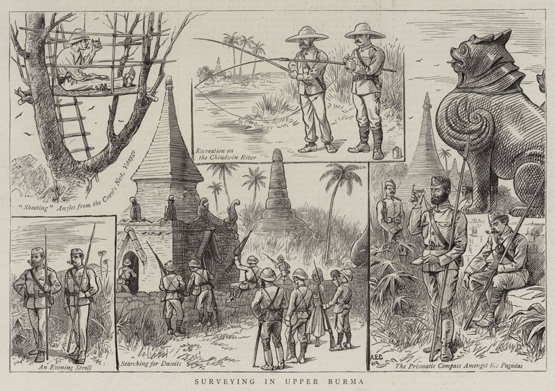 Topografía en la Alta Birmania de William Ralston