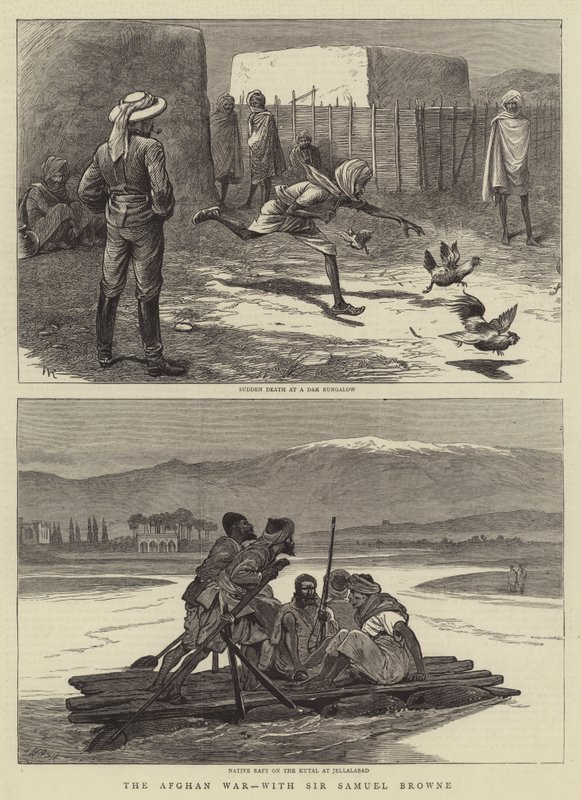 La guerra afgana, con Sir Samuel Browne de William Ralston