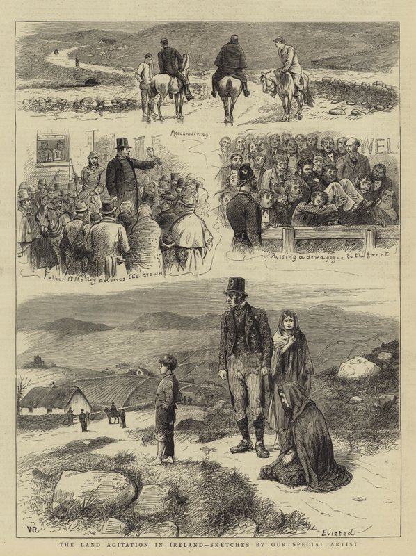 La agitación de la tierra en Irlanda de William Ralston