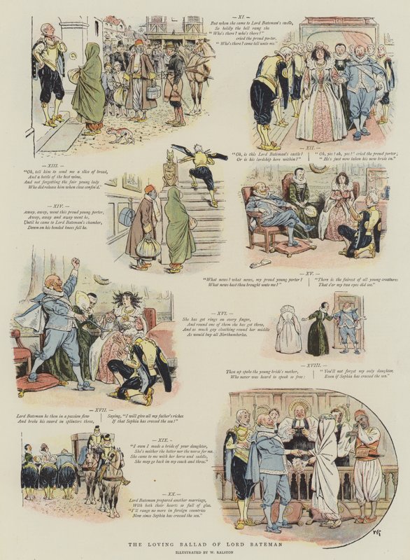 La balada amorosa de Lord Bateman de William Ralston