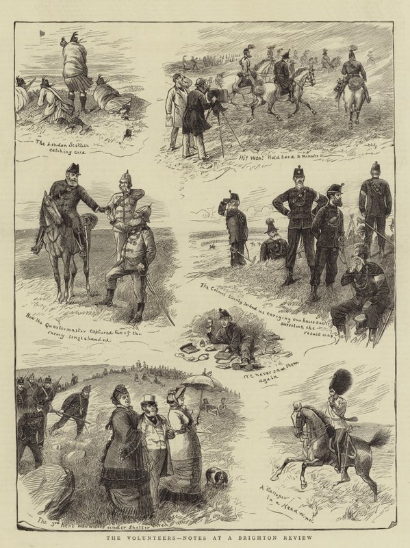 Los voluntarios, notas en una revisión en Brighton de William Ralston
