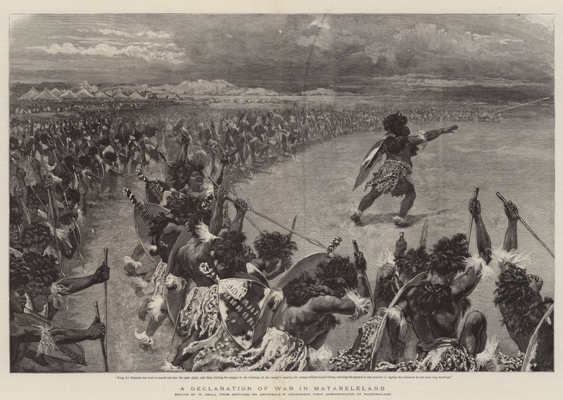 Una Declaración de Guerra en Matabeleland de William Small