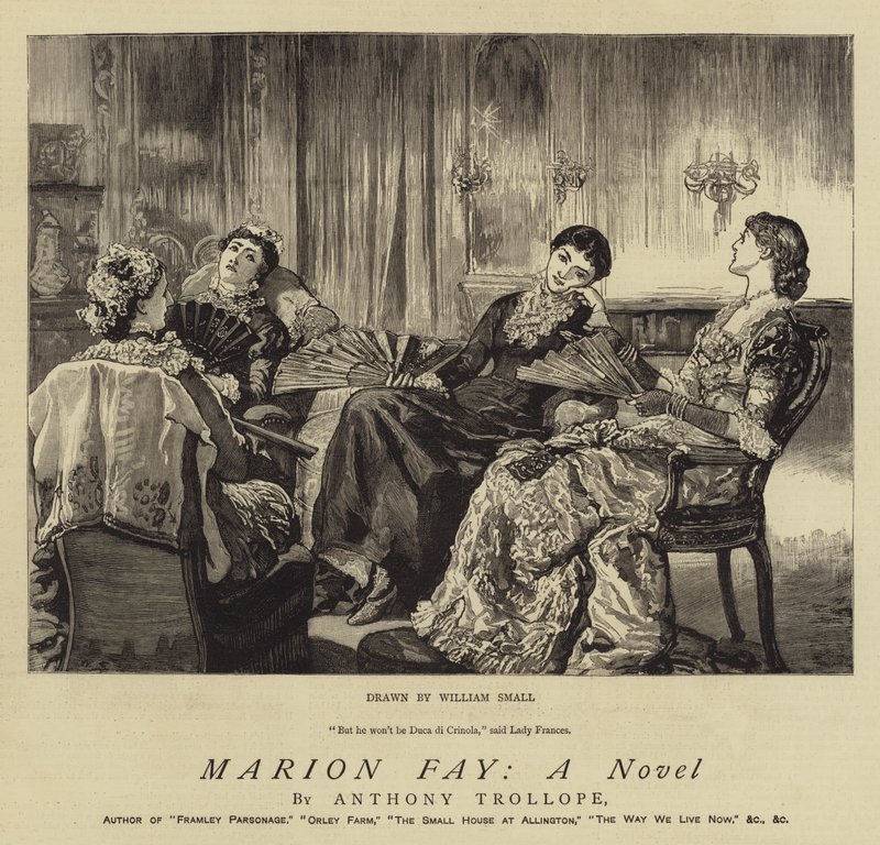 Marion Fay; Una novela de William Small