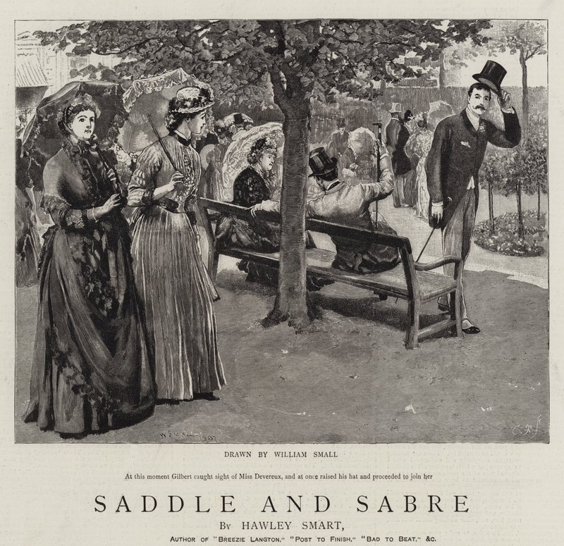 Silla de montar y sable de William Small