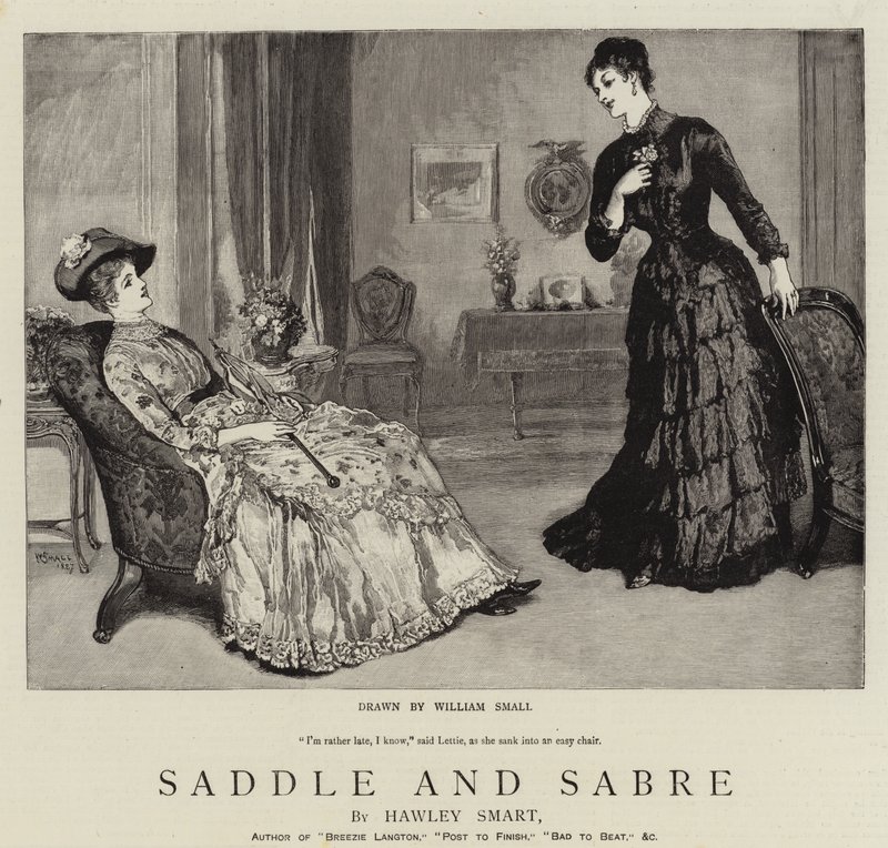 Silla de montar y sable de William Small
