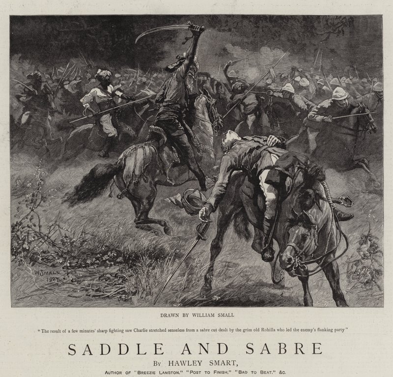 Silla de montar y sable de William Small