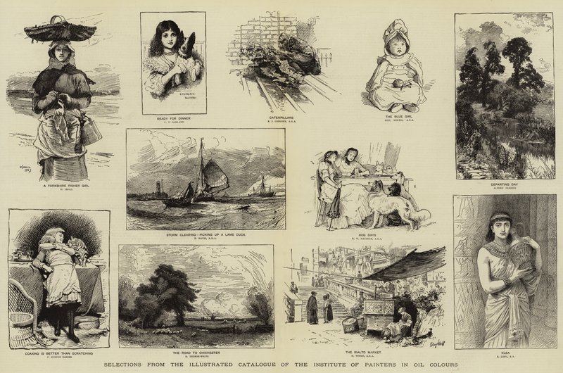 Selecciones del Catálogo Ilustrado del Instituto de Pintores en Colores al Óleo de William Small