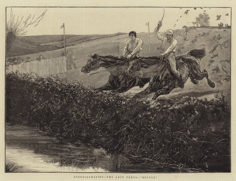Carreras de obstáculos, la última valla, antes de William Small