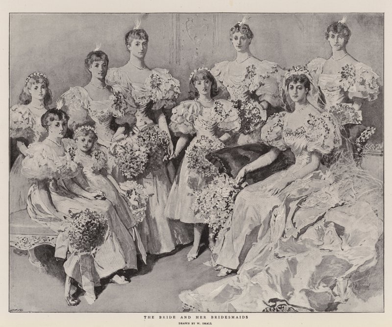 La novia y sus damas de honor de William Small