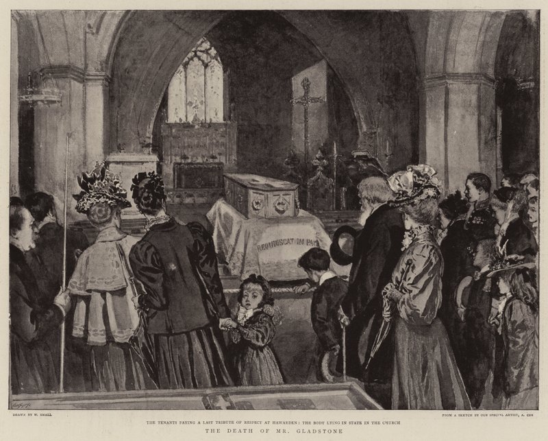 La muerte del Sr. Gladstone de William Small