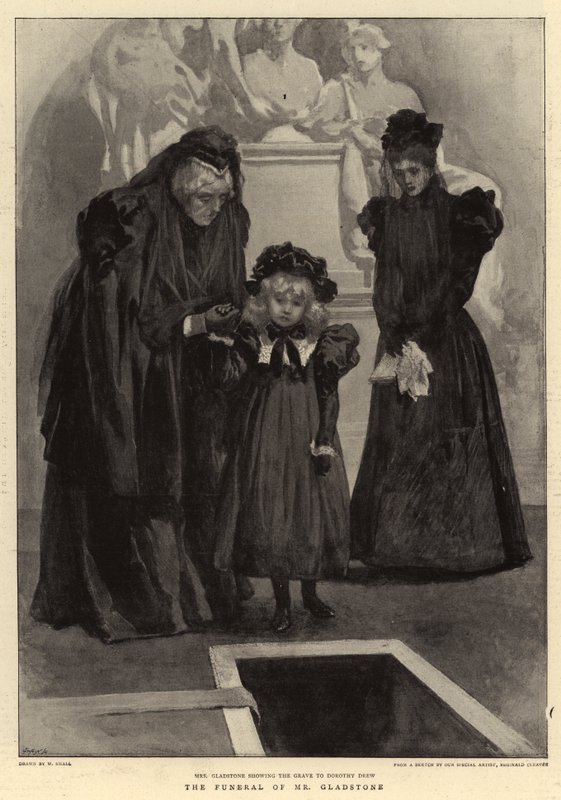 El funeral del Sr. Gladstone de William Small