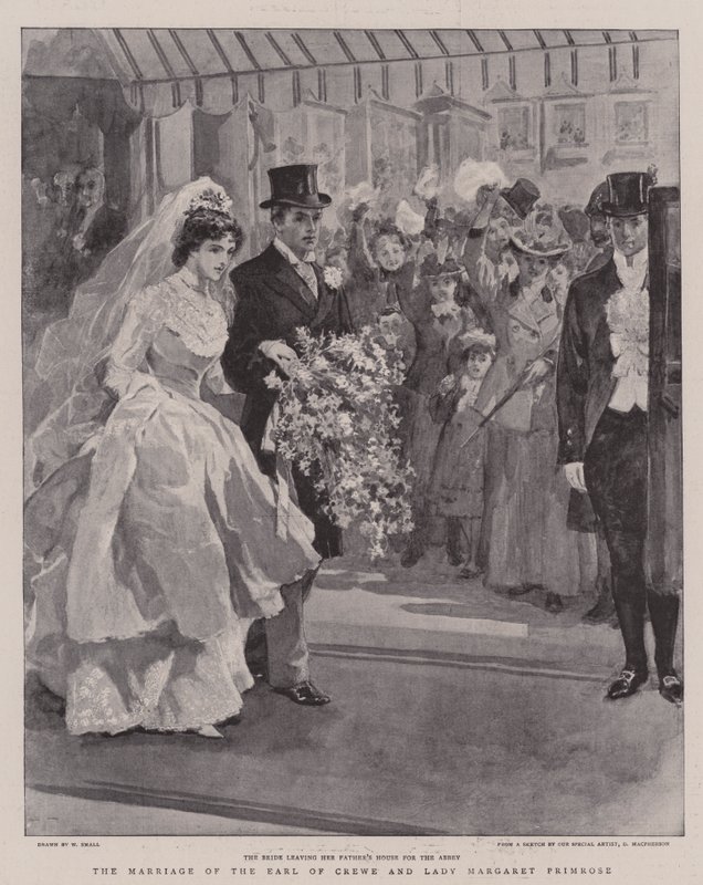 El matrimonio del Conde de Crewe y Lady Margaret Primrose de William Small