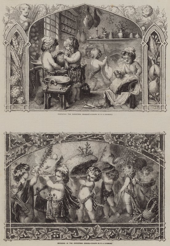 Bocetos de Navidad de William Stephen Coleman